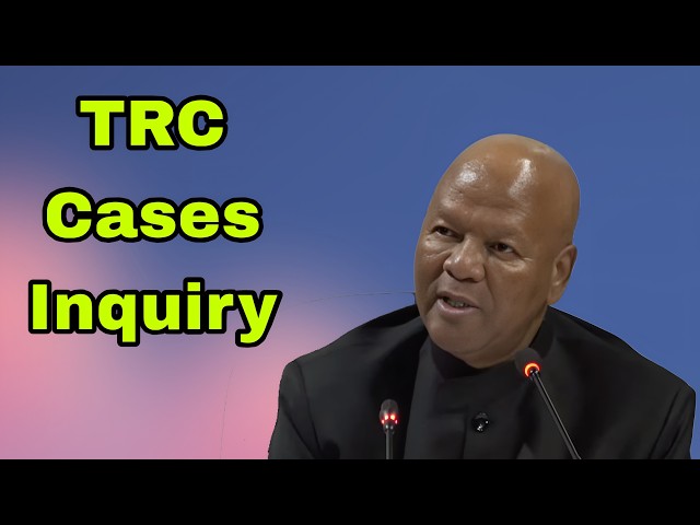 Jeff Radebe testifies at TRC Cases Inquiry.