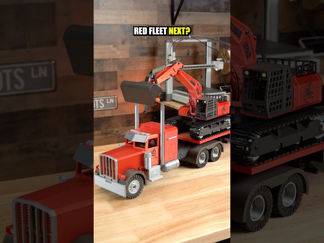 3D Printed Custom RC Excavator #3dprinting #rc