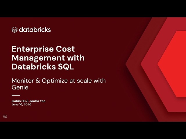 Databricks SQL Cost Management: Monitor, Govern, and Optimize Lakehouse Spend
