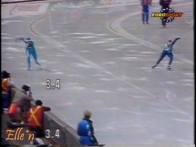 World Championships Allround Calgary 1990 - 500 m Abdullina - Schalling