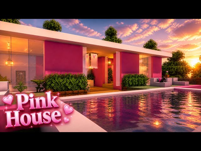 🌸 Luxury Pink House in Minecraft (#51)