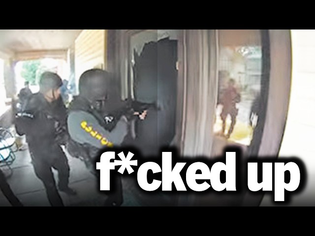 They raided her home...