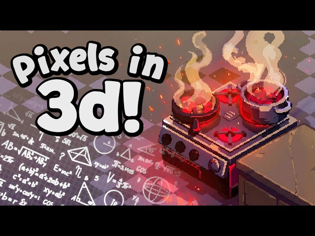 The Secret to Crisp 3D Pixel Art Rendering | Pixel Perfect