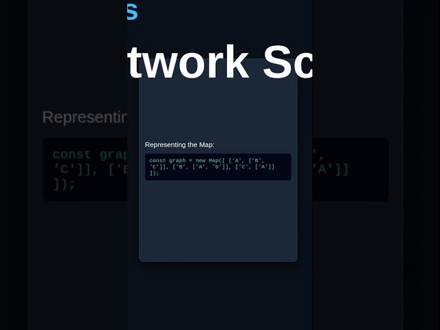 Master Graph Adjacency Lists in 50 Seconds #Shorts
