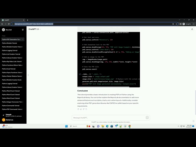 python create pdf library
