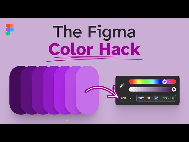 Figma HSL Trick: Easily Make Color Variations