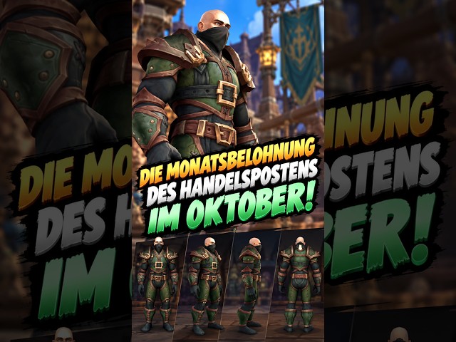 A Free Assassin Set: The WoW Trading Post Monthly Reward for October