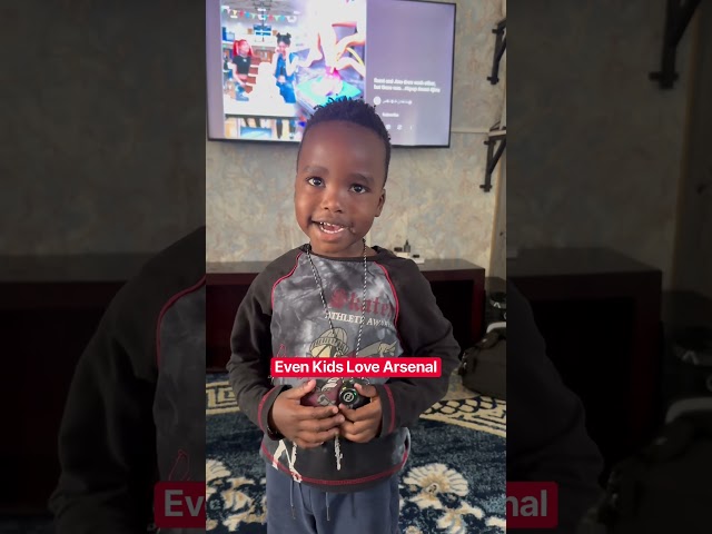 Even Kids love Arsenal. The future is bright
