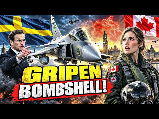 Sweden Just Dropped a MASSIVE Gripen Bombshell — Canada Is Stunned!