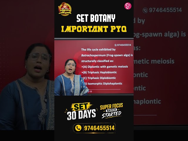 🌿 SET BOTANY | IMPORTANT PYQ