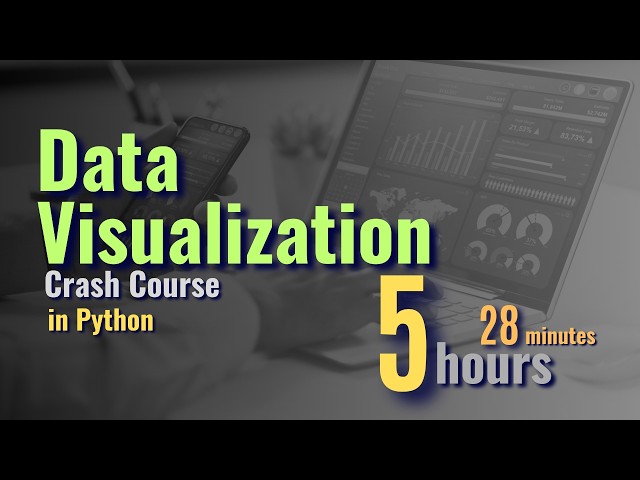 Data Visualization Masterclass in Python | Matplotlib, Seaborn & Plotly for Beginners to Advanced