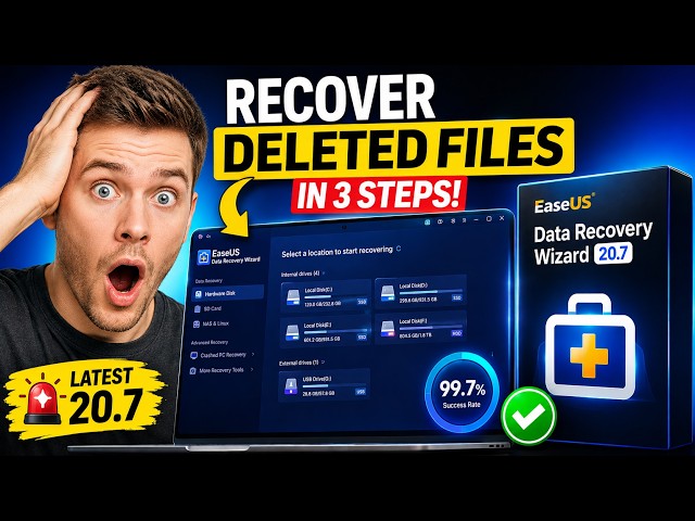 How To Use EaseUS Data Recovery Wizard 20.7 Free (Latest Version)