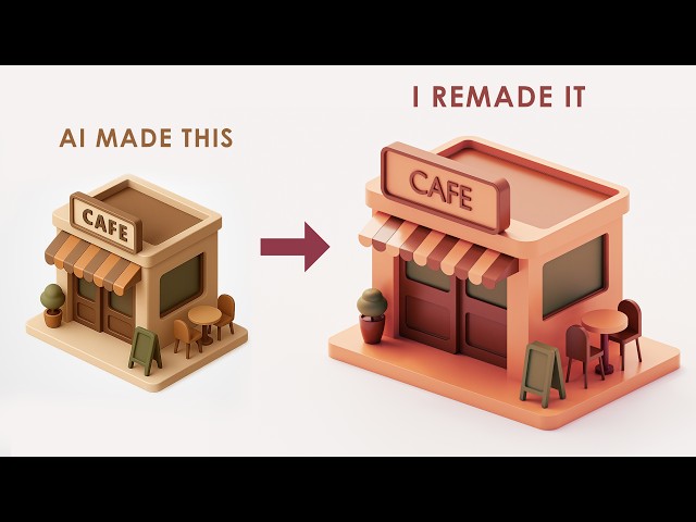 How To Model Cute Isometric Buildings in Blender | Full Tutorial