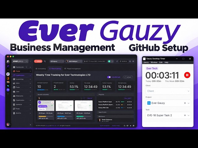 Ever Gauzy GitHub Overview: Unified ERP, CRM, HRM, and Time Tracking in One Secure Stack
