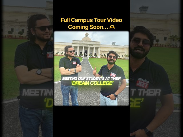 Met Our Students at IIT 🥹🫶