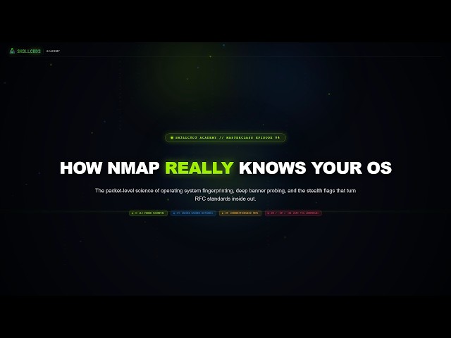 Nmap Masterclass: How Nmap REALLY Knows Your OS using TCP/IP Fingerprinting (Chapter 4)