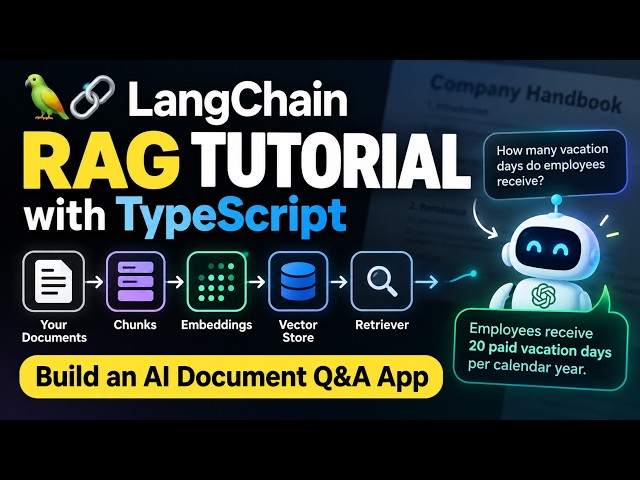 LangChain RAG Tutorial with TypeScript — Build an AI Document Q&A App