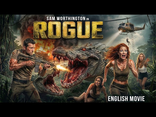 Sam Worthington In ROGUE - Hollywood English Movie | Full Crocodile Action koi Movie | Free Movies
