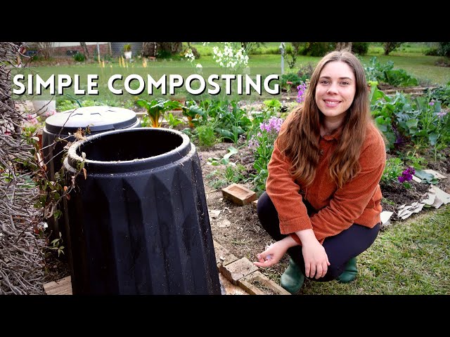 How to Start a Compost Bin 🥗🌿 Simple Composting for Beginners