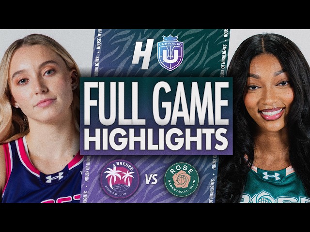 Breeze vs Rose - FULL GAME HIGHLIGHTS | February 28, Unrivaled 2026 Playoffs