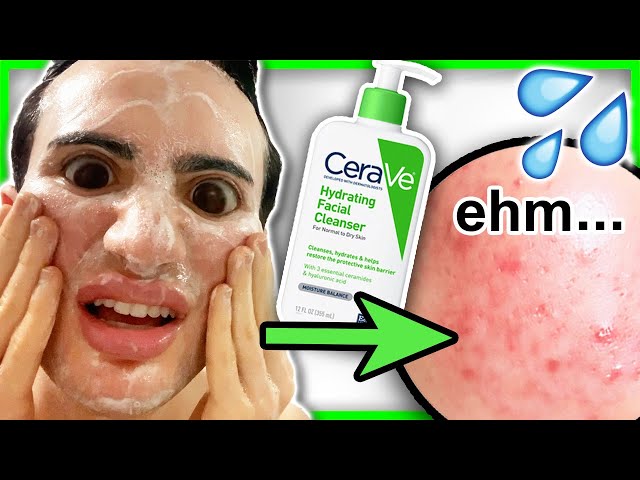 I tried CeraVe HYDRATING Cleanser for ONE WEEK! (Feels like SILICONE...)