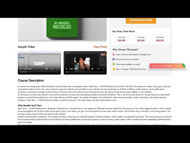 [TSCourse Download] Dylan Revs – AI OFM Mastermind