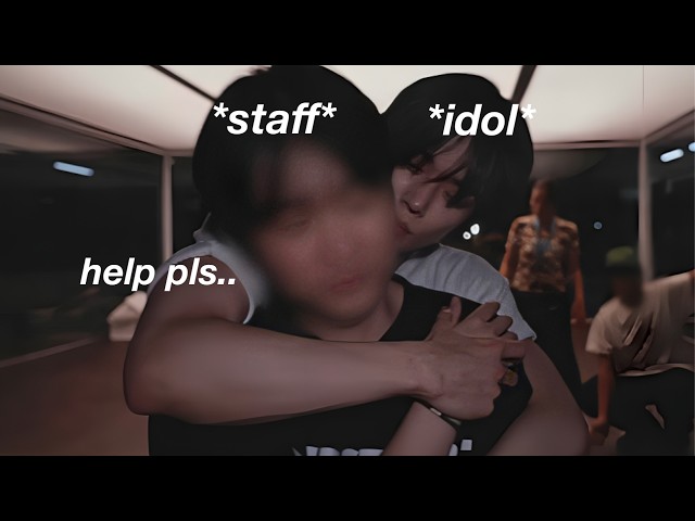 just another day in the life of a kpop staff