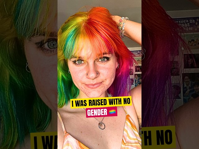 I Was Raised With No Gender 🏳️‍🌈 #shorts #nogender #GenderCreativeParenting