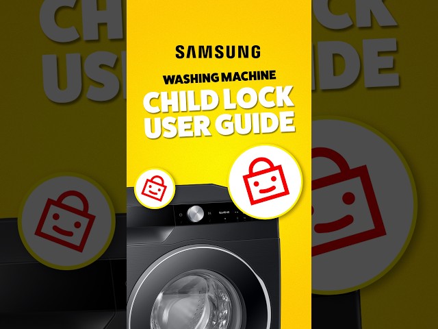 Samsung Child Lock: Keep your settings safe #samsung #appliances #hacks
