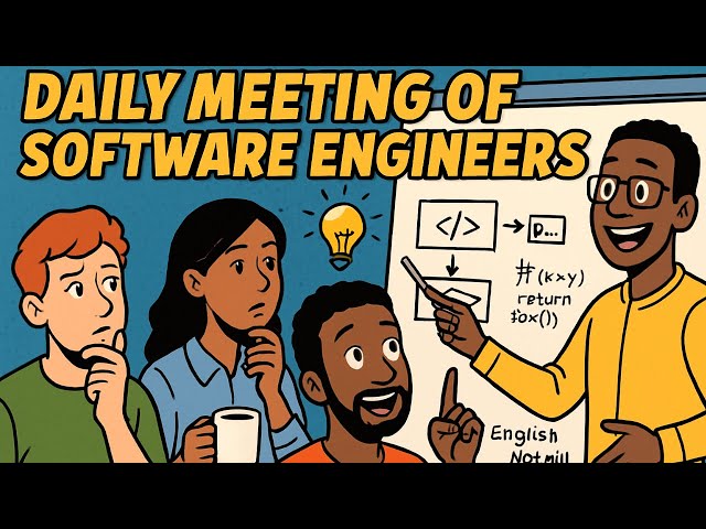 English for Developers: Real Daily Stand-up Meeting | Listening Practice