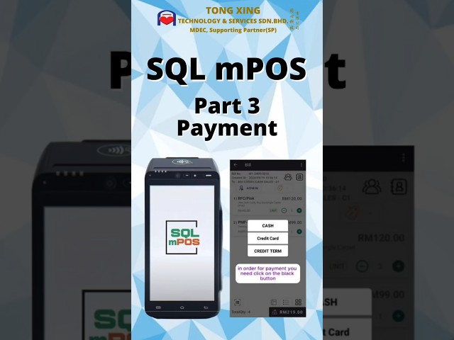 SQL mPOS (Part 3 Payment)