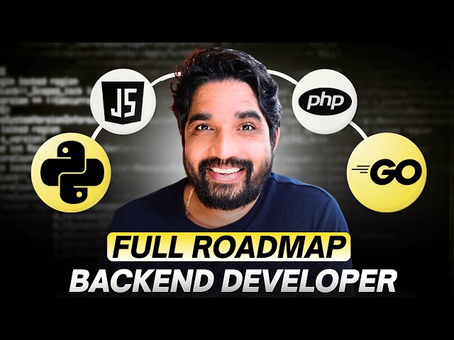Want to Be a Backend Dev? This Roadmap Will Make You a Backend Pro in 9 Months🚀 | Hindi | Day 42/100