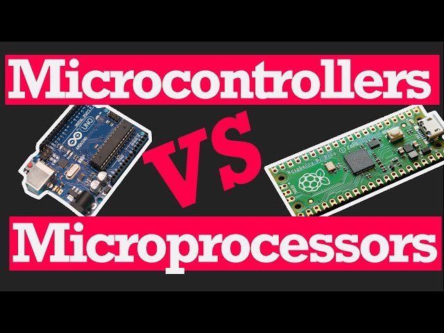 Microprocessors vs Microcontrollers. What are the differences?