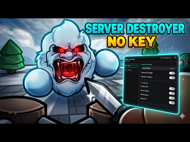 Tribe Survival Script - Server Destroyer & ESP