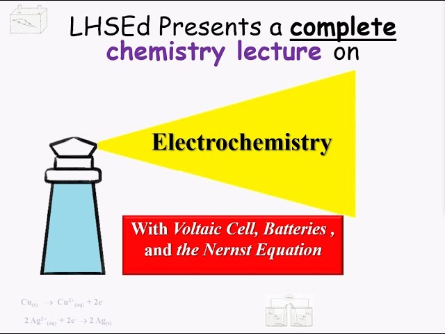 Electrochemistry: Tutorial for High School and College Chemistry students