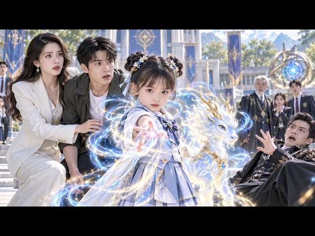 They Humiliated the "Useless" Dad—His Genius Daughter Summoned a God Beast and Made Everyone Kneel!👑
