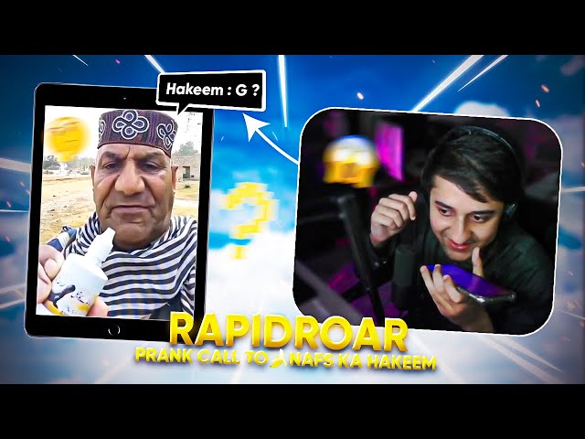 PRANK CALL TO HAKEEM SB GONE WRONG 💀 - HAKEEM SB MERA KHARRA NAHI HOTA 🤣🍌