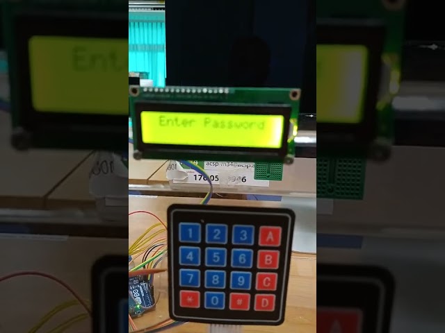 ตัวอย่างโครงงาน Safe password by keypad Arduino project