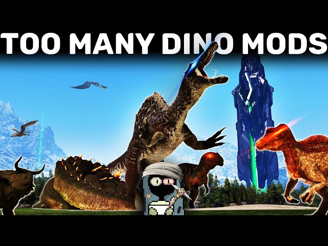 So I Added Too Many Dino Mods - ARK 100 Days