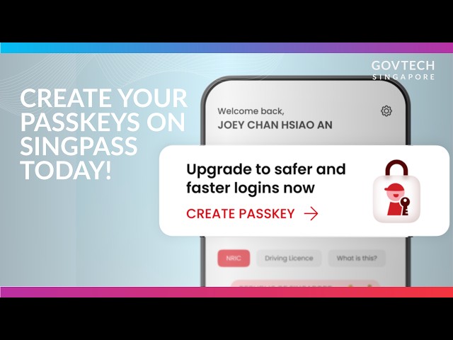 Passkeys for Safer Singpass Logins | Now available for iOS users