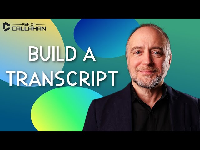 Build a Homeschool High School Transcript (Without the Overwhelm)