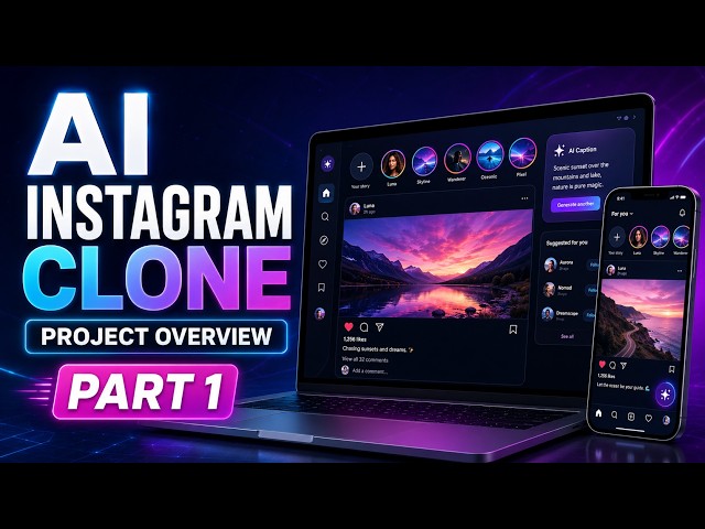 Build an AI Instagram Clone with Next.js – Project Introduction & Overview | Part 1