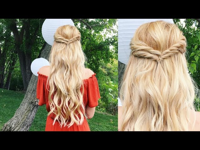 Wedding Guest Hair Tutorial | Easy Double Twist