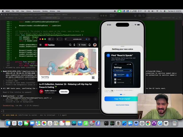 iOS Devlog #2 - Working on Voice Onboarding with Opus 5.5
