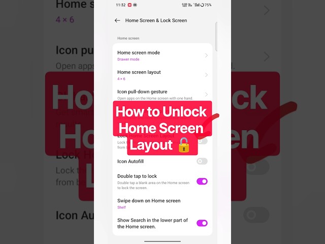 How to Unlock Home Screen Layout 🔓 | Home Screen Layout Locked