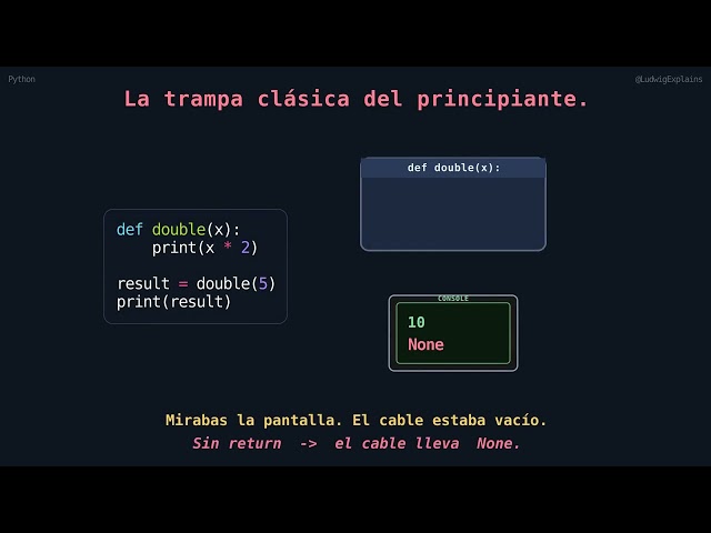 print vs return: The Most Common Mistake When Learning Python (DeepL) | Ludwig Explains