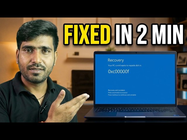 How To Fix Windows 11 Error Code 0xc00000f
