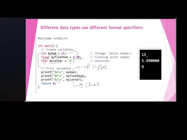 C Programming Lecture 2