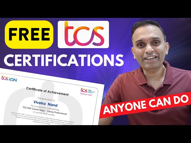 5 must do FREE Certification courses from TCS | Free Online Courses with Certificates