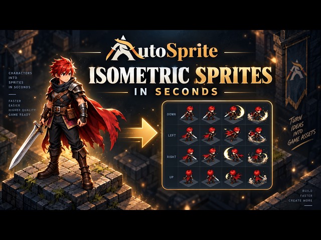 One Image → Fully Animated Isometric Characters | AutoSprite